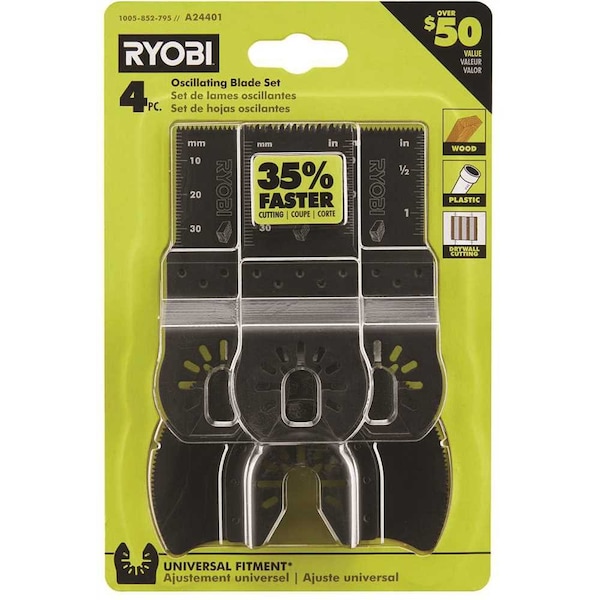 Wood Oscillating Multi-Tool Blade Set